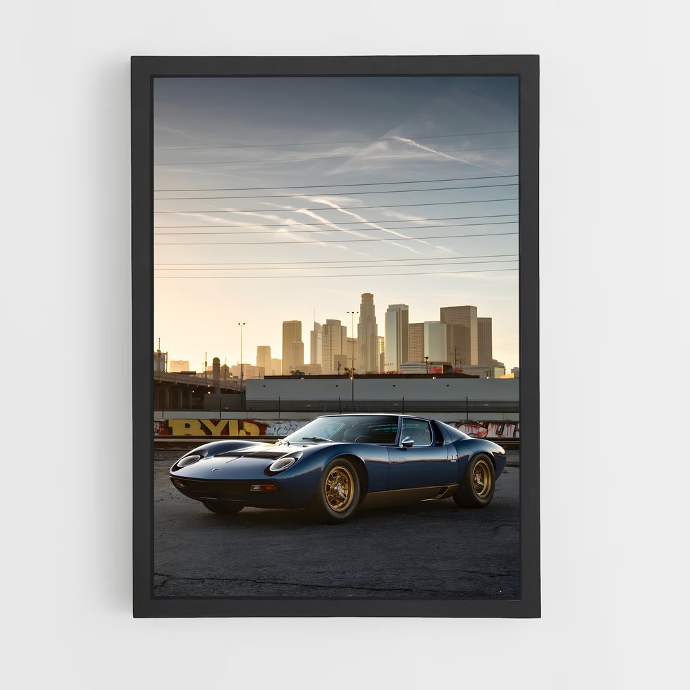 Poster L'Esprit de la Miura – affiche Lamborghini (vue 2)